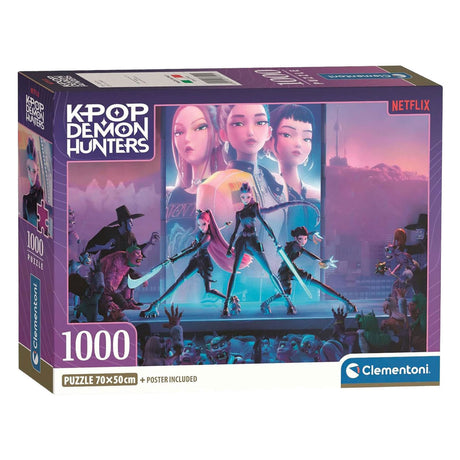 Clementoni rompecabezas kpop cazadores de demonios - 1000 piezas.