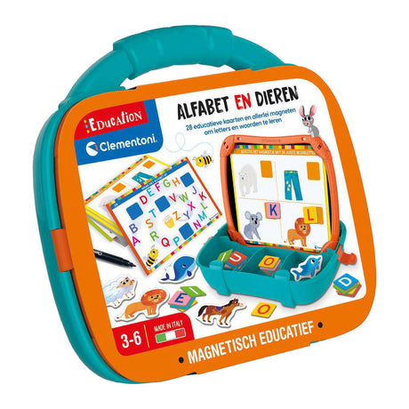Clementoni educación maleta magnética alfabeto y animales