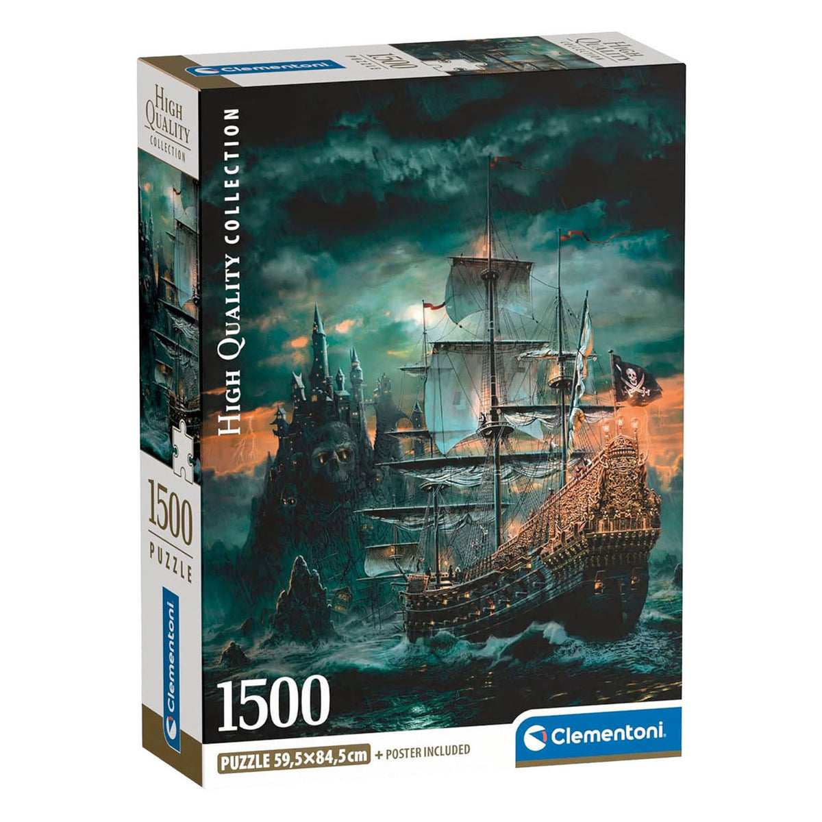 Clementoni rompecabezas el barco pirata - 1500 uds.