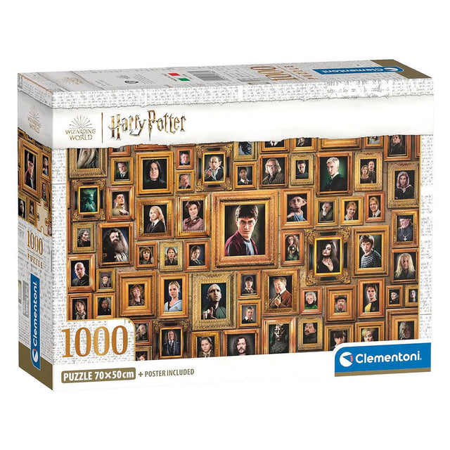 Clementoni - rompecabezas - 1000 piezas - imposible harry potter