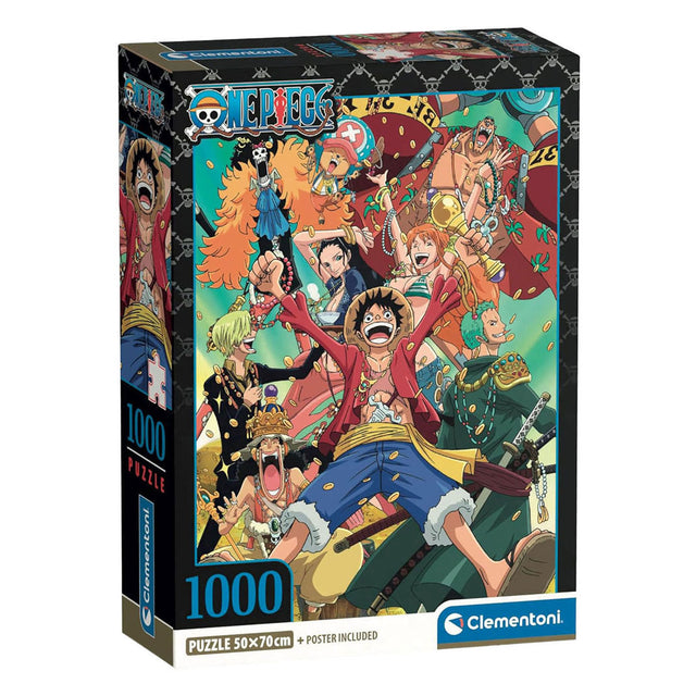 Clementoni - rompecabezas - 1000 piezas - una pieza - anime