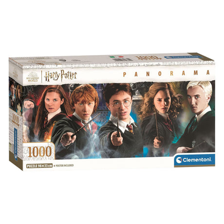 Clementoni - rompecabezas - 1000 piezas - panorama de harry potter