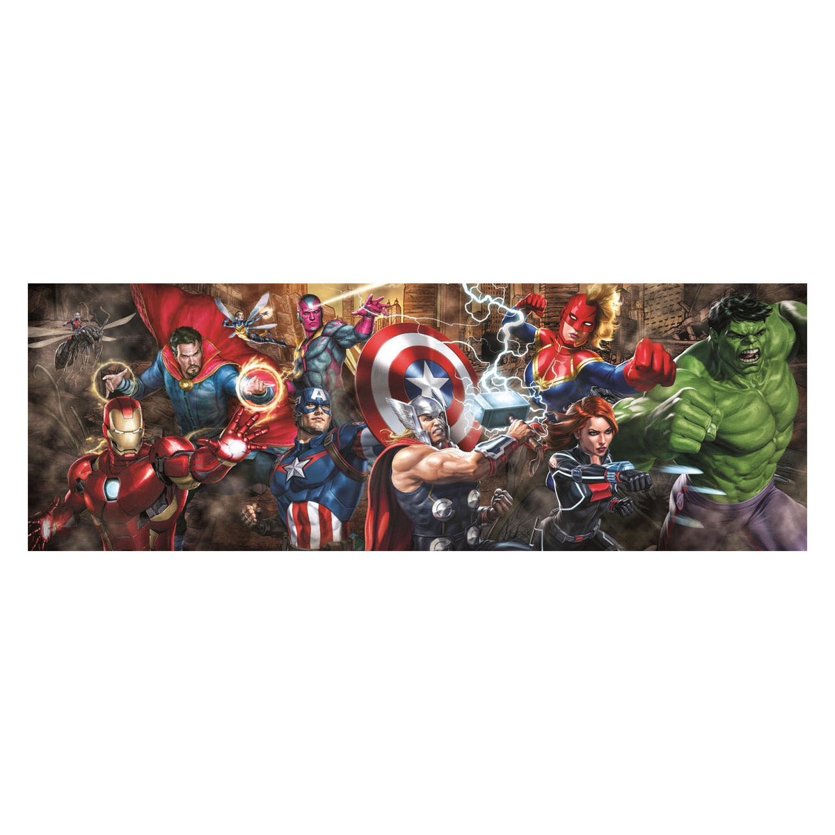 Clementoni rompecabezas marvel panorama - 1000 uds.