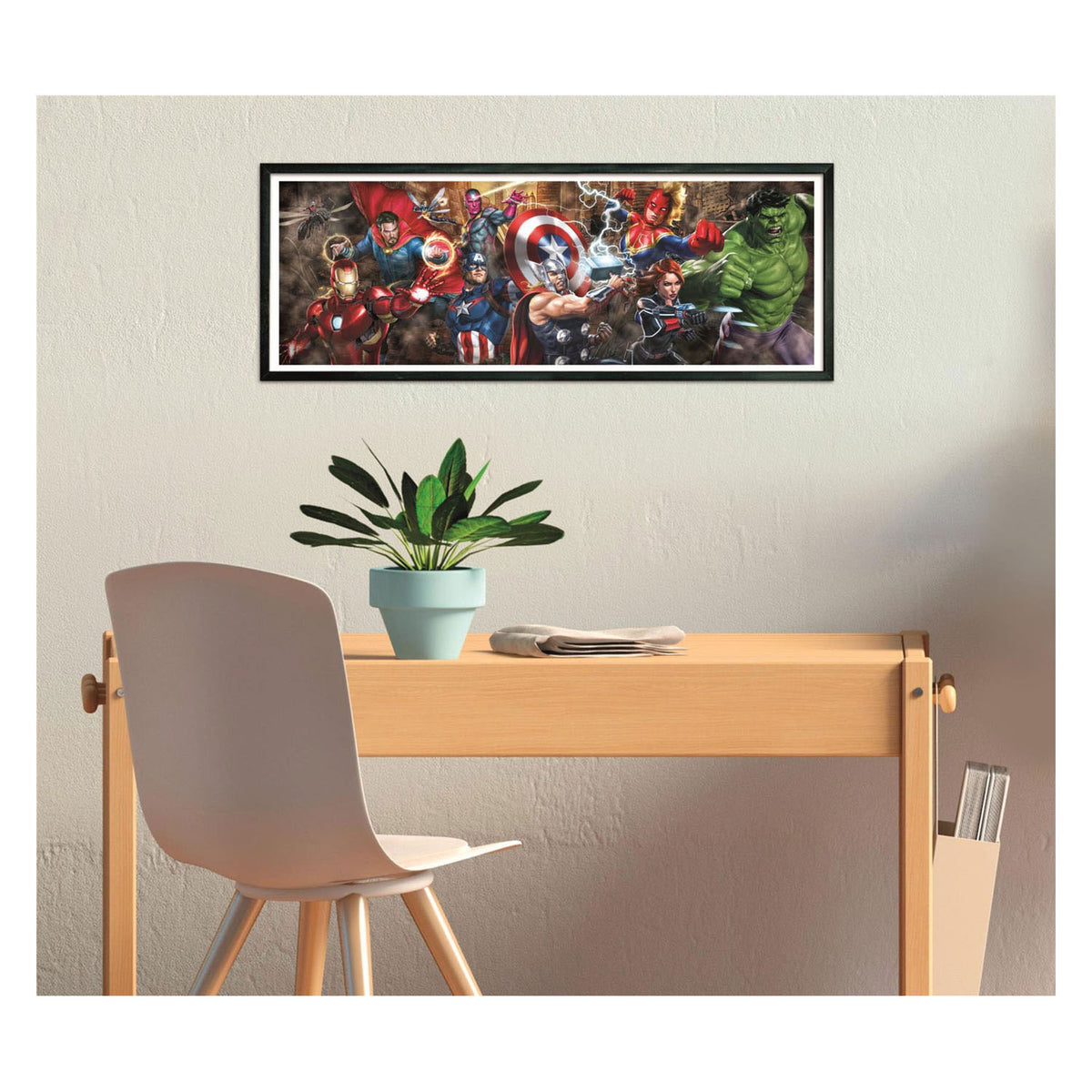 Clementoni rompecabezas marvel panorama - 1000 uds.