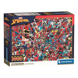 Clementoni rompecabezas imposible marvel spiderman - 1000 uds.