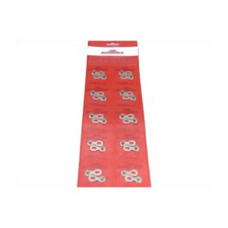 Sunrace Chain Link 7-8 Velocidad 10 piezas - Plata