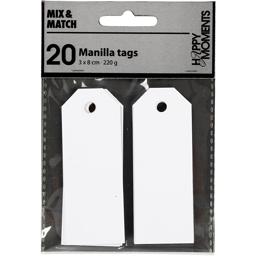 Empresa creativa https: www.cchobby.nl manilla-labels-size-3x8-cm-220-gr-white-20-piece-1-box