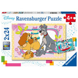 Ravensburger - Las lindas cachorros 2x24 piezas