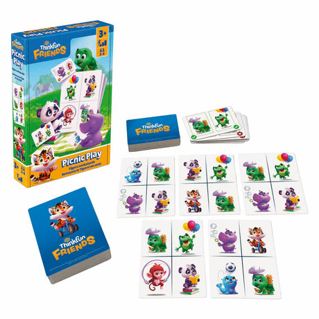 Juego de pensamiento Thinkfun, juego de picnic para amigos para niños y adultos.
