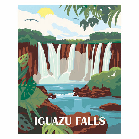 Ravensburger creart pintura por números - cataratas del iguazú