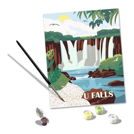 Ravensburger creart pintura por números - cataratas del iguazú