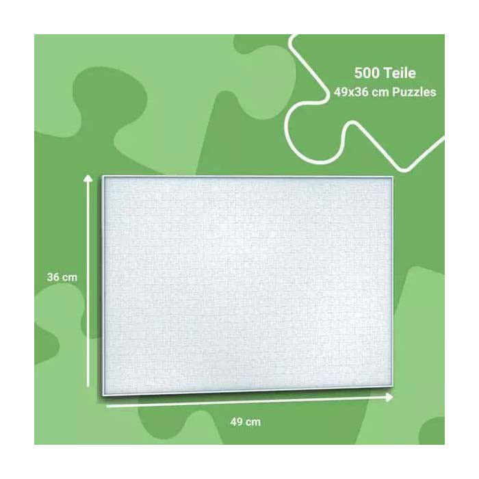 Marco de rompecabezas Ravensburger blanco 500 piezas - marco de rompecabezas para rompecabezas.
