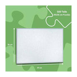 Marco de rompecabezas Ravensburger blanco 500 piezas - marco de rompecabezas para rompecabezas.