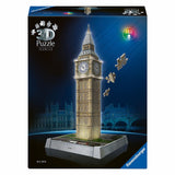 Ravensburger rompecabezas 3d icónicos big ben - con luz - 235 piezas.