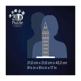Ravensburger rompecabezas 3d icónicos big ben - con luz - 235 piezas.