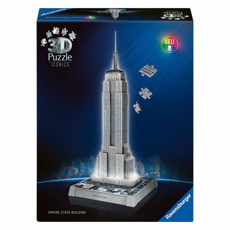 Ravensburger Puzzle 3D icónico Empire State Building - con luz - 241st.