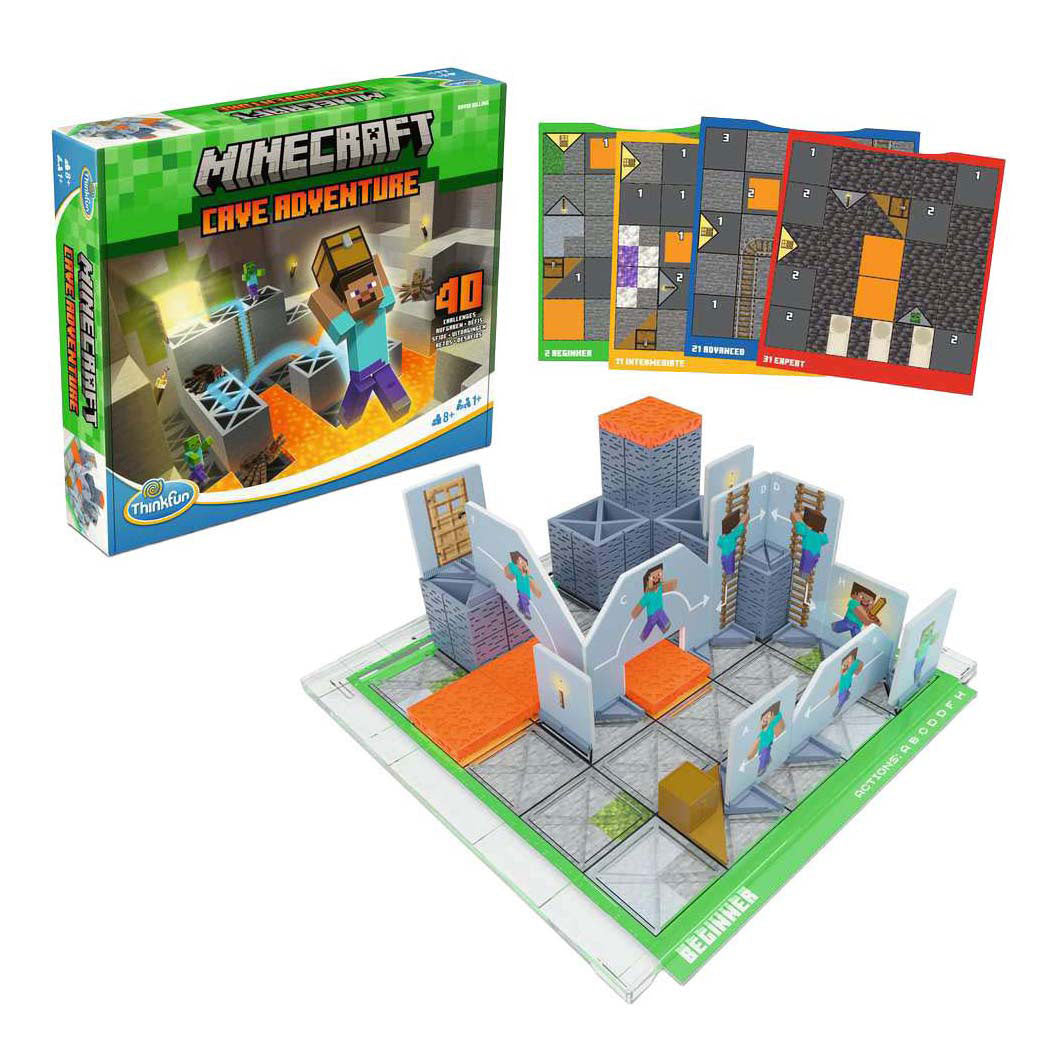 Thinkfun – Minecraft Cave Adventure – juego de lógica – a partir de 8 años