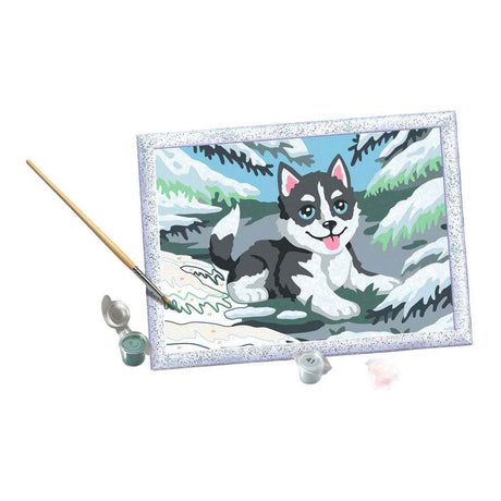Ravensburger – creart: husky descarado – pintar por números