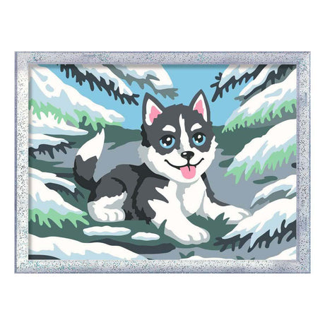 Ravensburger – creart: husky descarado – pintar por números