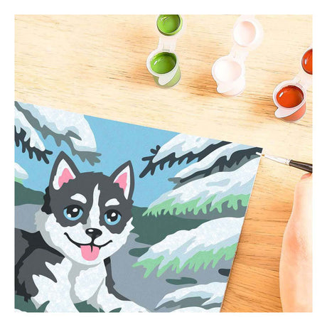 Ravensburger – creart: husky descarado – pintar por números