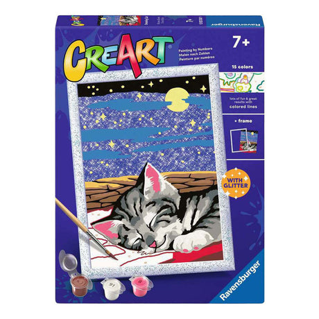 Ravensburger – creart: gatos soñadores – pintar por números