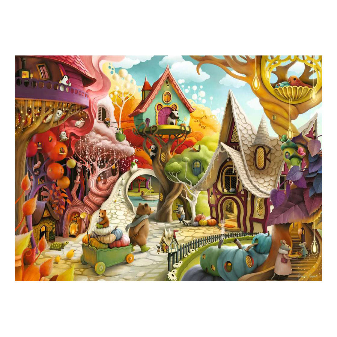 Ravensburger - hogar dulce hogar - rompecabezas - 500 piezas