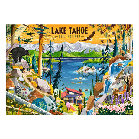 Ravensburger – lago sagrado tahoe – rompecabezas – 1000 piezas