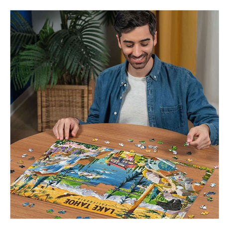 Ravensburger – lago sagrado tahoe – rompecabezas – 1000 piezas