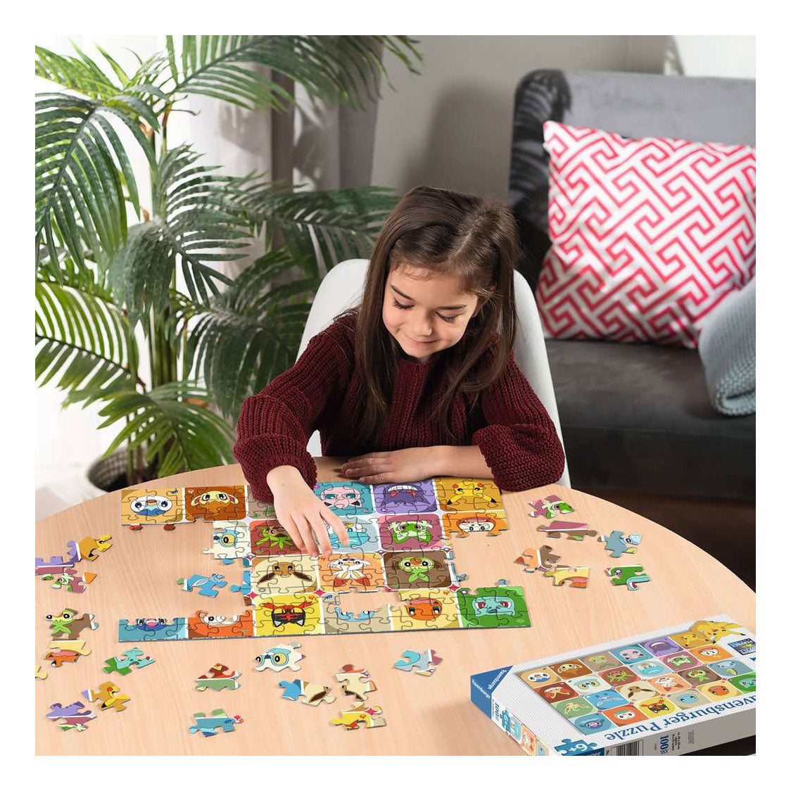 Ravensburger – Caras de Pokémon – Puzzle infantil – 100 piezas XXL