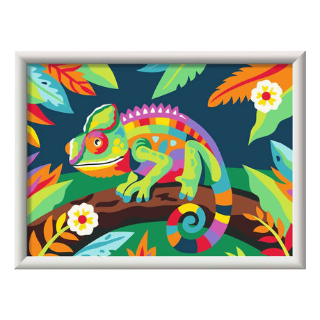 Ravensburger creart pintura por números - camaleón