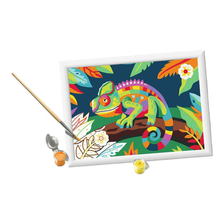 Ravensburger creart pintura por números - camaleón