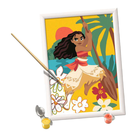Ravensburger – creart: las aventuras de vaiana – pintar por números