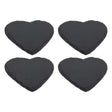 Posavasos pizarra corazón 10cm juego de 4