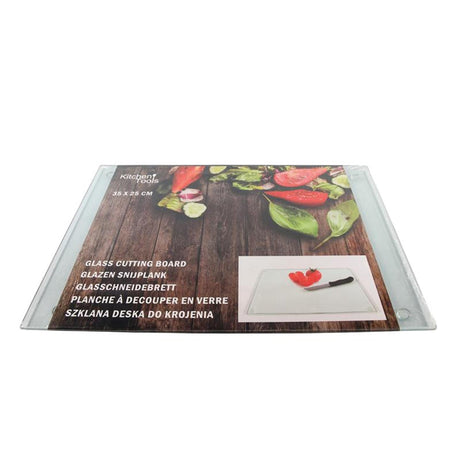 Utensilios de cocina tabla de cortar cristal 25x35cm tabla de cortar cristal 25x35cm