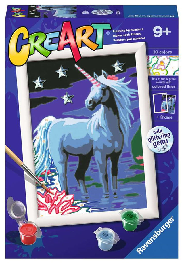 Ravensburger Pintura de Creart por número - Unicornio mágico