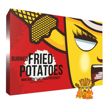 Juego de cartas patatas fritas edición quemada (inglés)