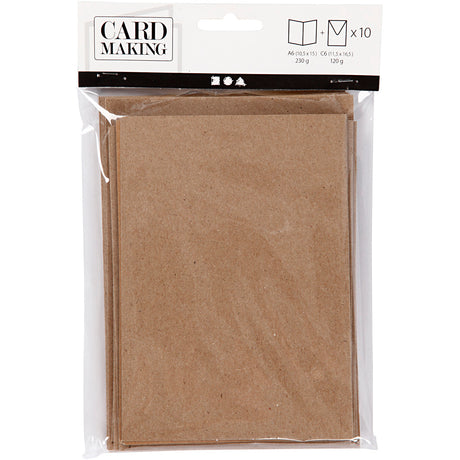 Empresa creativa https: www.cchobby.nl tarjetas-y-sobres-tamaño-tarjeta-10-5x15-cm-tamaño-sobre-11-5x16-5-cm-natural-10-set-1-box