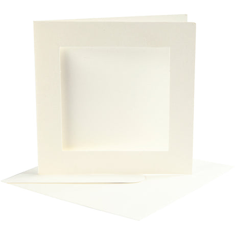 Empresa creativa https: www.cchobby.nl passepartout-cards-size-card-12-5x12-5-cm-size-envelope-13-5x13-5-cm-off-white-10-set-1-doos