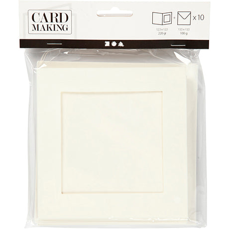 Empresa creativa https: www.cchobby.nl passepartout-cards-size-card-12-5x12-5-cm-size-envelope-13-5x13-5-cm-off-white-10-set-1-doos