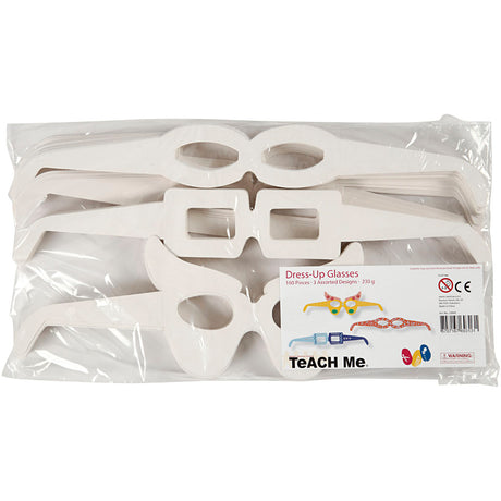 Https: www.cchobby.nl gafas-h-4-5-10-cm-l-32-cm-blanco-160-piezas-1-caja