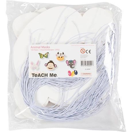 Empresa creativa https: www.cchobby.nl máscaras de animales-h-13-24-cm-w-20-28-cm-230-gr-white-100-piece-1-box