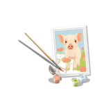 Ravensburger creart pintura por números - cerdo