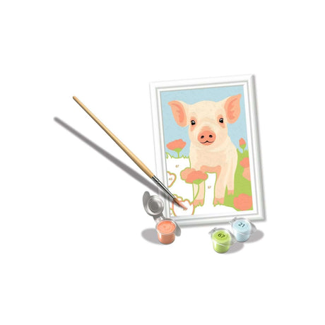 Ravensburger creart pintura por números - cerdo