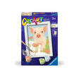 Ravensburger creart pintura por números - cerdo