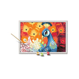 Ravensburger creart pintura por números - pavo real orgulloso
