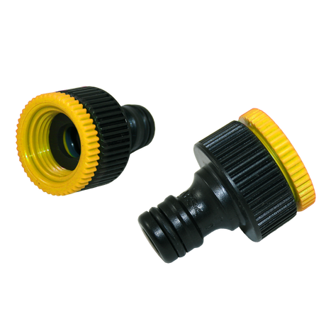 Adaptador de grifo Panamá para conectar manguera de jardín - 3 4 y 1 2 pulgadas
