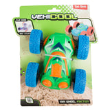 El coche de fricción Vehicool se voltea