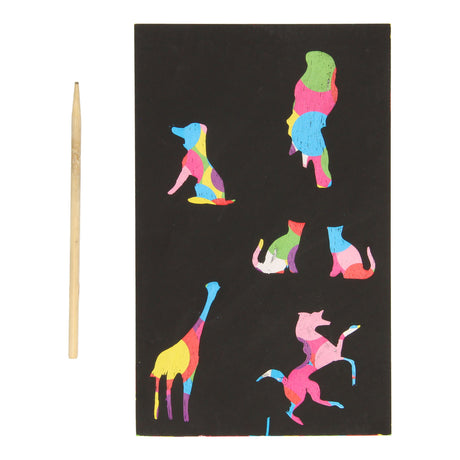 Toi-toys set para rascar figuras arcoiris