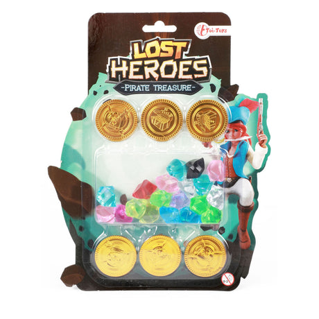 Toi juguetes pirata monedas y diamantes