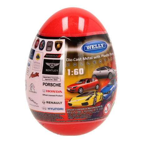 Coche Welly en huevo sorpresa.